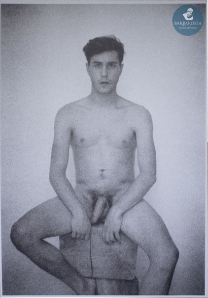Maxime	MULLER 	(1997-)
	Modèle nu, c.2020
	Quatre...