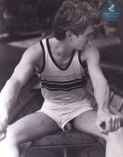 Jean-Daniel 	CADINOT	(1944-2008)
	Jeune rameur,...