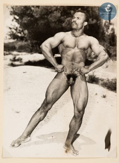 Jean 	FERRER (1931-)
Culturiste Meyssan (?),...