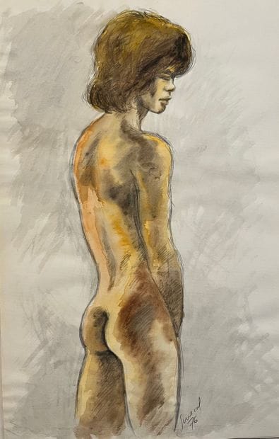 Jean Michel SENECAL (1944)
Jeune homme, 1976
Aquarelle...