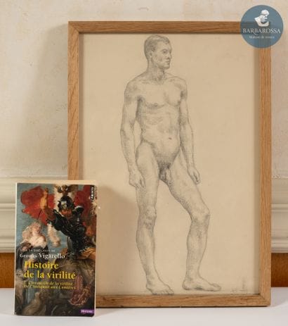 Ecole française Xxème
Académie d'homme debout
Mine...