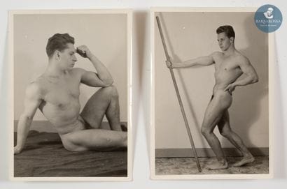 ANONYME
		Etude d'un jeune culturiste nu,...