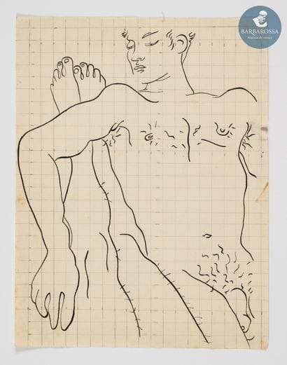 Ecole Xxème d'après Querelle de Jean Cocteau
Encre...