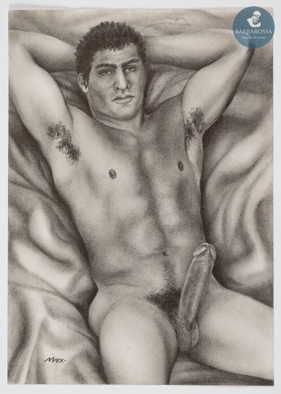 MAX (XX)
Erection
Graphite sur papier signé...
