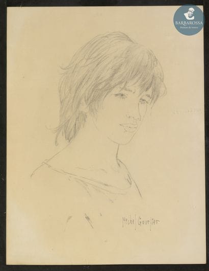 Michel GOURLIER (1925-2018)
Portrait de jeune...