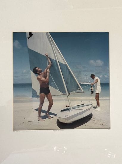 Slim AARONS (1916-2006)	
Boating in Antigua,...