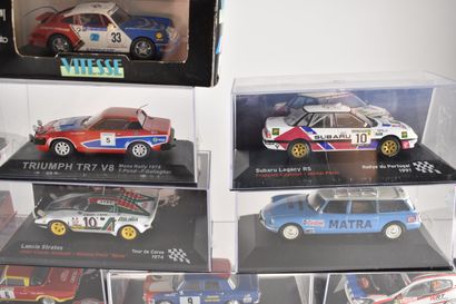 15 voitures miniatures de rallye (dont Rallye...