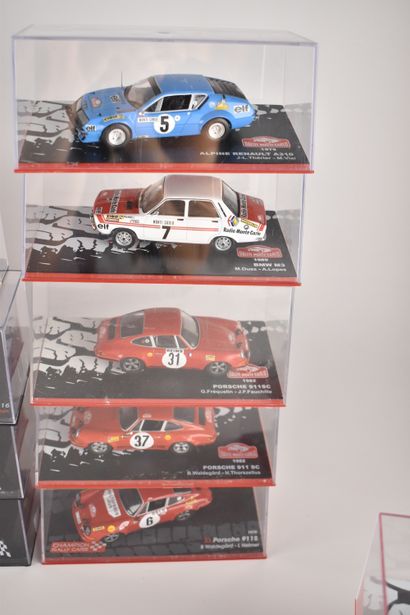 22 voitures miniatures de rallye (dont Rallye...