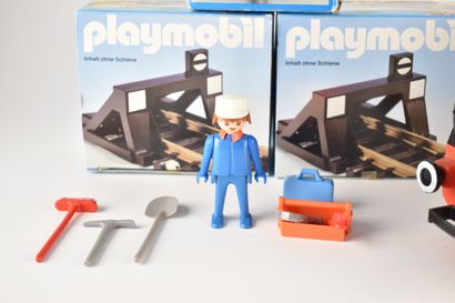 PLAYMOBIL - Locomotive 99804 avec conducteur,...