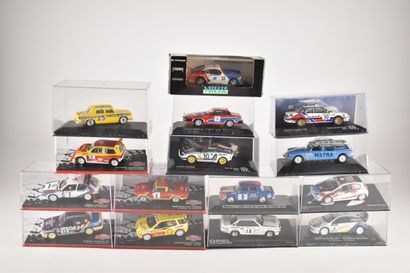 15 voitures miniatures de rallye (dont Rallye...