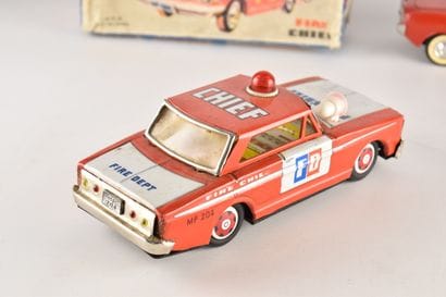 Véhicule de POMPIER à friction japonais FIRE...