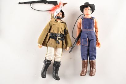 4 poupées articulées année 1970, USA.