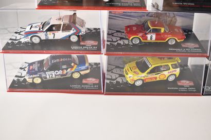 15 voitures miniatures de rallye (dont Rallye...