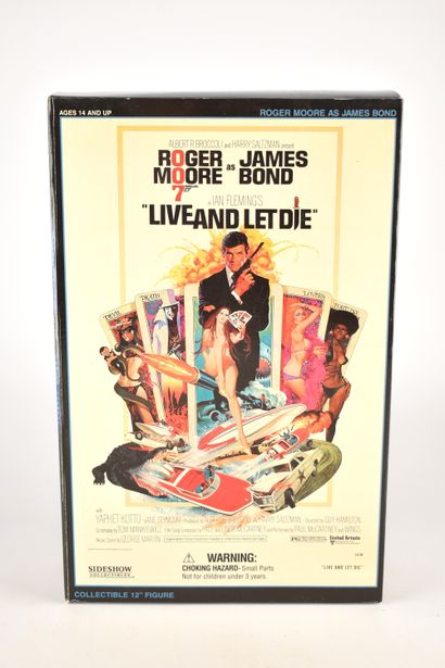 SIDESHOW - Roger MOORE as James BOND, Live...
