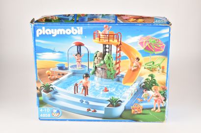 PLAYMOBIL - Piscine avec toboggan, référence...