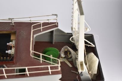 BATEAU RADIO COMMANDE en bois 