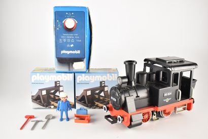 PLAYMOBIL - Locomotive 99804 avec conducteur,...