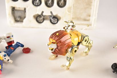 POPI Bioman Lion transformer, vaisseau Capitaine...