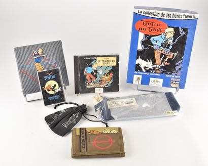 TINTIN - Lot comprenant une cassette Tintin...