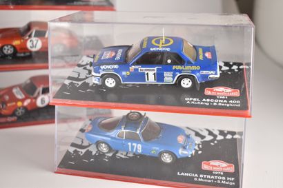 22 voitures miniatures de rallye (dont Rallye...