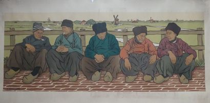 HANICOTTE Augustin (1870-1957)
DUTCH FISHERMEN....
