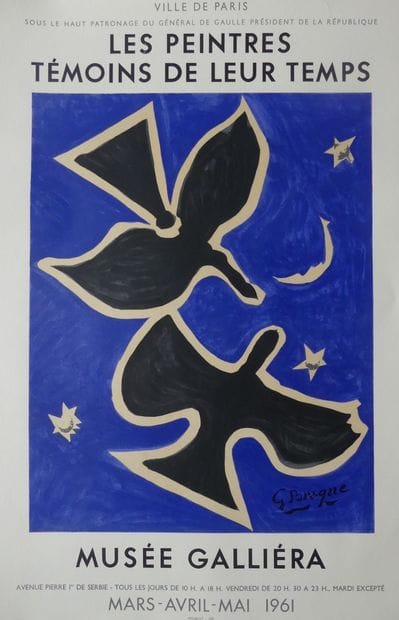 BRAQUE Georges (d’après)
(2 affiches) MUSÉE...