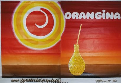 VILLEMOT Bernard (1911-1990)
ORANGINA 