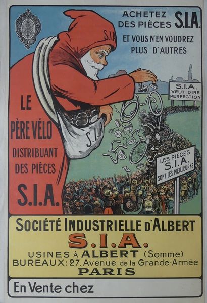 ANONYME (2 affiches)
LE PÈRE VÉLO DISTRIBUANT...