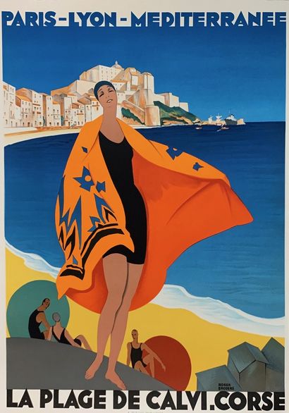 BRODERS (d’après)
PLM. THE BEACH AT CALVI....