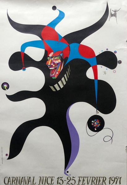 MORETTI Raymond (1931-2005)
CARNAVAL NICE....