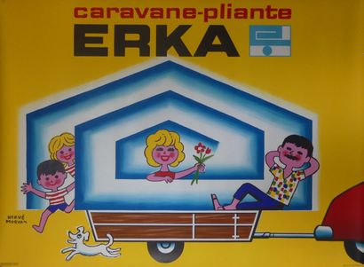 MORVAN Hervé (1917-1980)
CARAVANNE-PLIANTE...