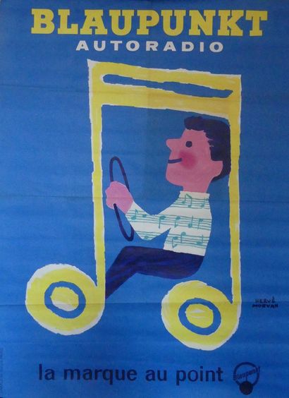 MORVAN Hervé (1917-1980)
BLAUPUNKT AUTORADIO....