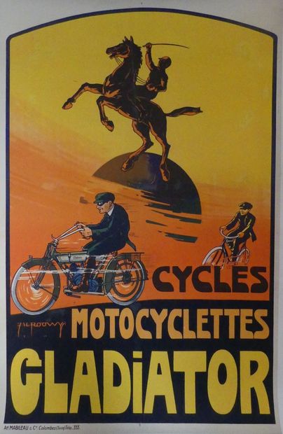 ROOWY Yves (XIX-XX)
CYCLES MOTOCYCLETTES...