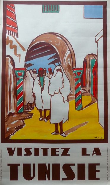 YAHIA
VISIT TUNISIA R.Sicard, Paris - Printed...