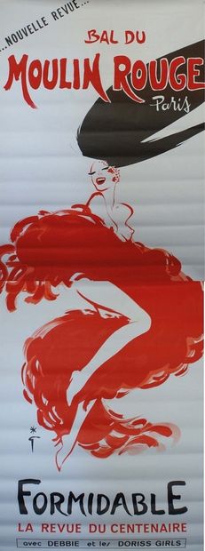GRUAU René (1909-2004)
BAL DU MOULIN ROUGE....