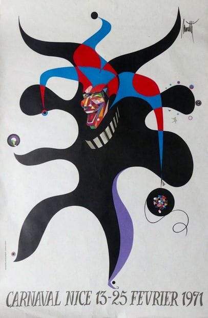 MORETTI Raymond (1931-2005)
CARNAVAL NICE....