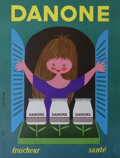GAUTHIER Alain (1931-2020)
DANONE.”FRAÎCHEUR-SANTÉ”....