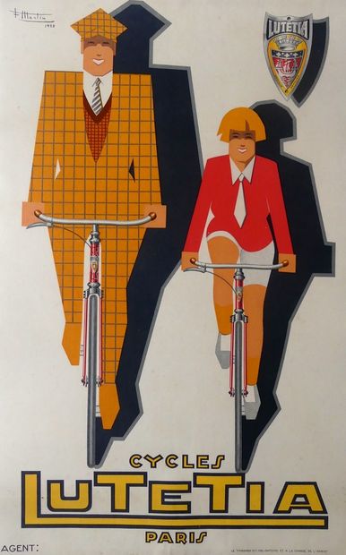 MARTIN.F
CYCLES LUTÉTIA, Paris. 1928 No mention...