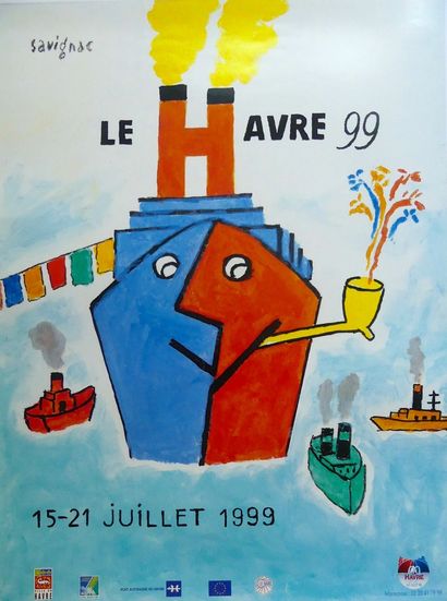 SAVIGNAC Raymond (1907-2002)
LE HAVRE 