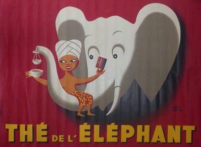 MORVAN Hervé (1917-1980)
THÉ DE L'ÉLÉPHANT....