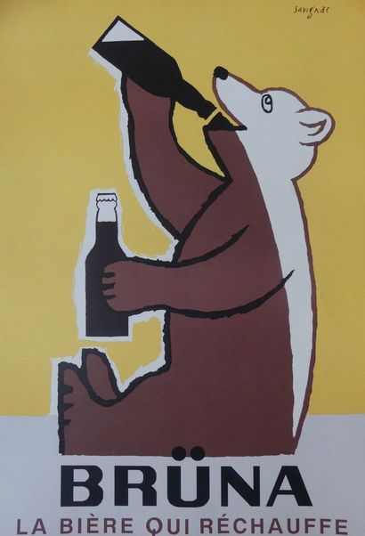 DIVERS SAVIGNAC Raymond (1907-2002)
BIÈRE...