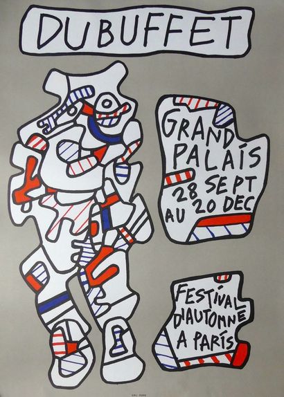 DUBUFFET Jean
« GRAND PALAIS-FESTIVAL D’AUTOMNE...