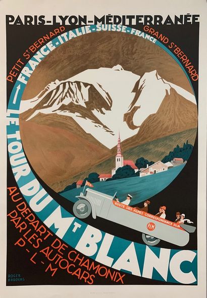 BRODERS (d’après)
PLM. LE TOUR DU MONT-BLANC....