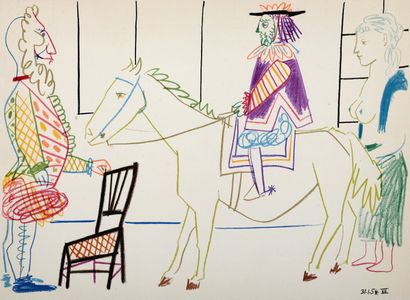PICASSO Pablo (1881-1973)
Pablo Picasso (1881-1973)
Clown,...