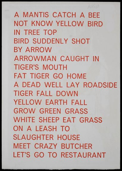 RAMOS Mel (1935-2018)
Mel Ramos (1935-2018)
Tiger...