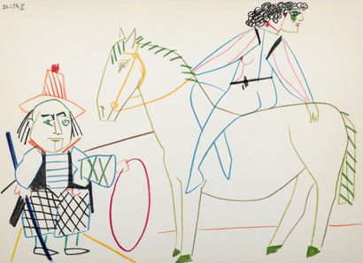 PICASSO Pablo (1881-1973)
Pablo Picasso (1881-1973)
Clown...