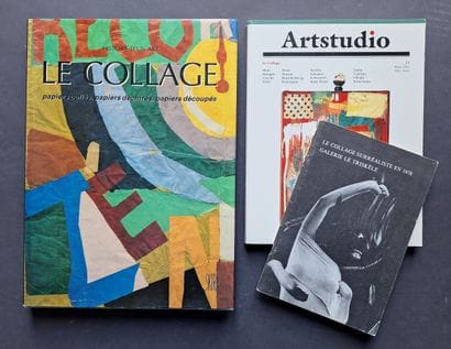 COLLAGE
Three books.

1/ 