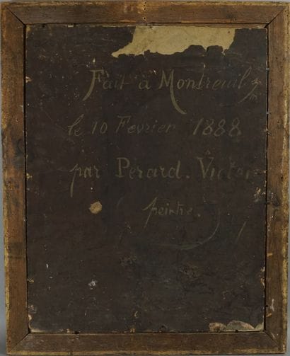 V PERARD. Portrait of an officer from the...