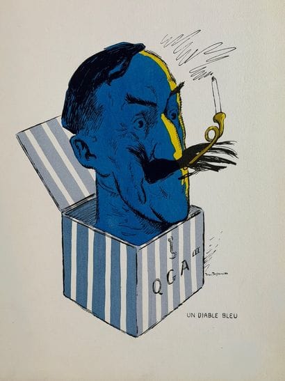 After Jehan TESTEVUIDE (1873–1922). A Blue...