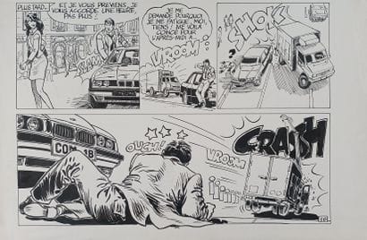 Anonymous - Original comic book artwork –...